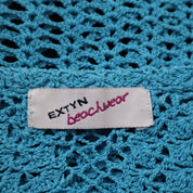 Y2K Blue Crochet Matching Set (S/M)