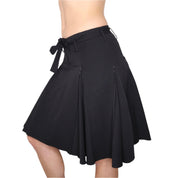 Y2K Italian Pleated Black Skirt (S)