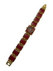 Retro Red Sparkle Watch