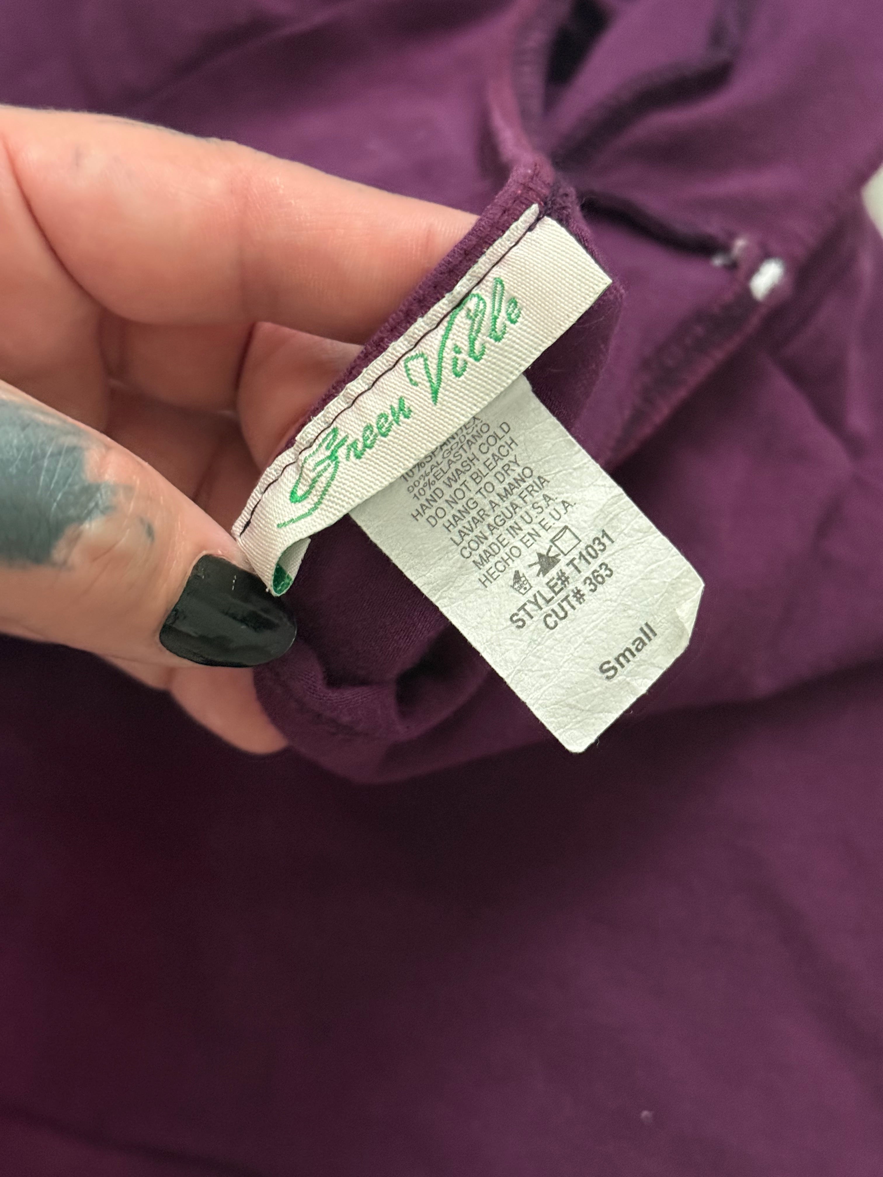 Y2K purple tube top (S)
