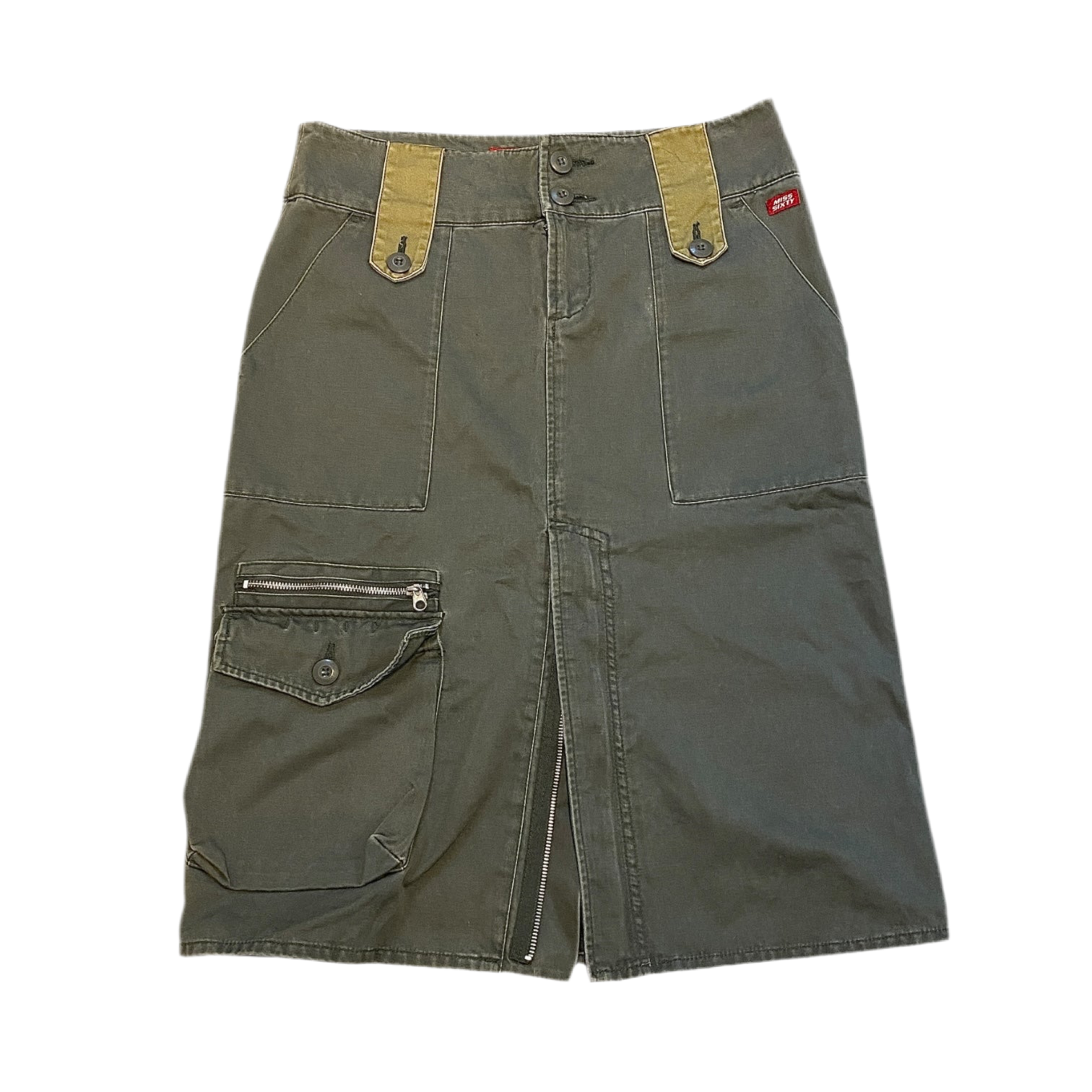 Miss Sixty Cargo Midi Skirt (S/M)