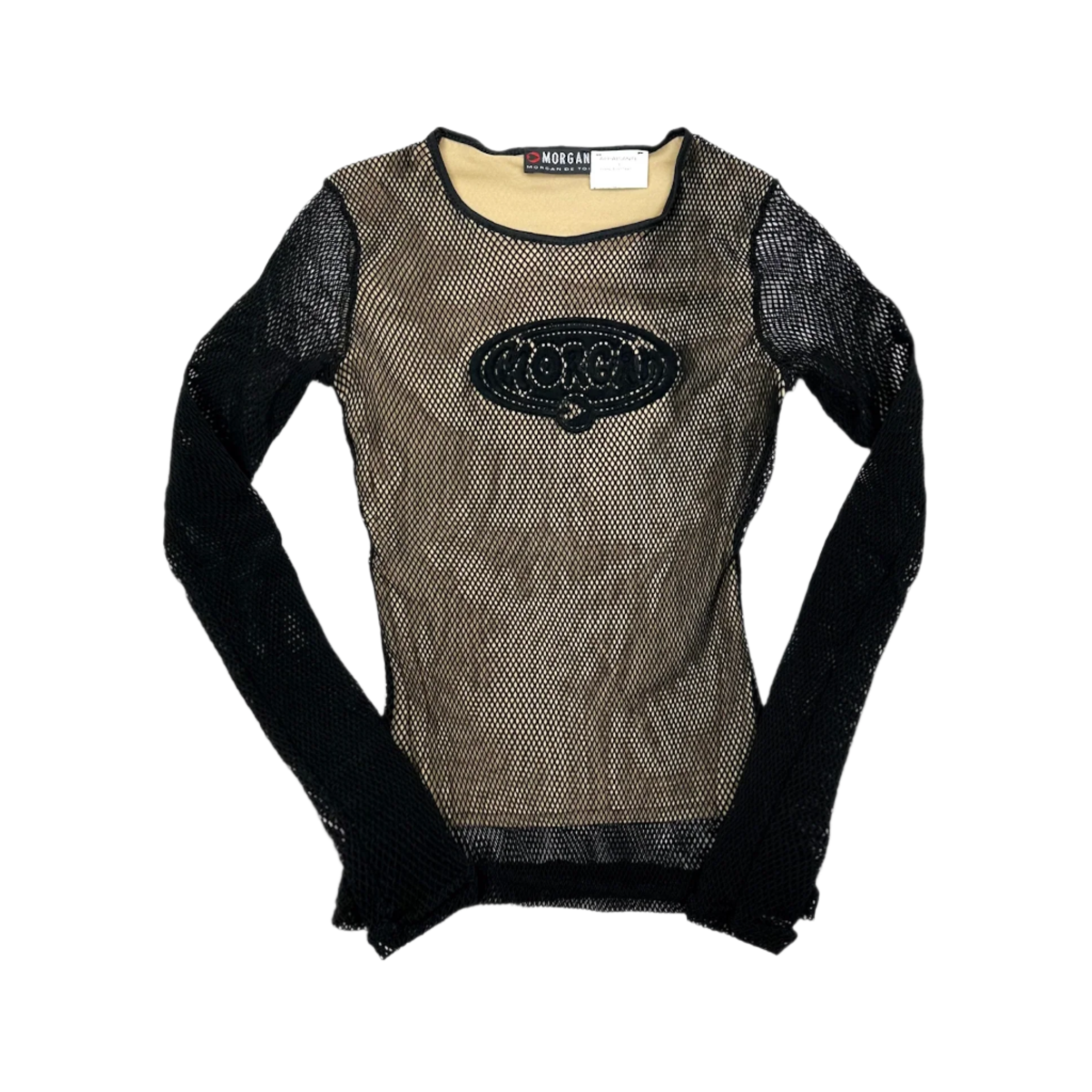 Morgan De Toi Netted Long Sleeve Top (XS/S)