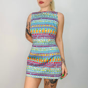 Fruit Print Minidress (Large)