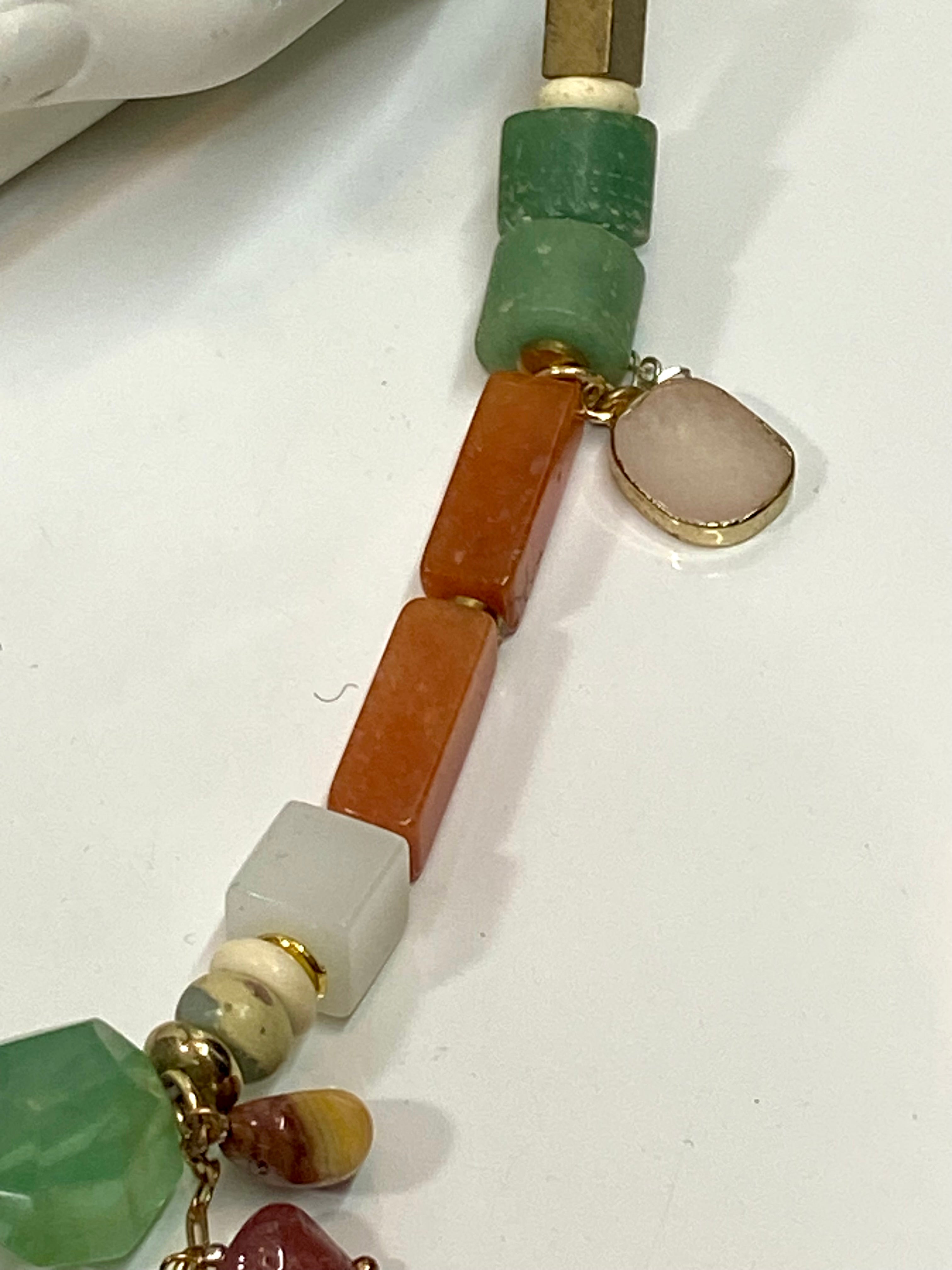 Beads & watch choker