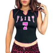 Y2K Flirt Baby Tee (S)