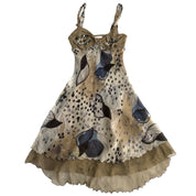 Italian Silk Floral Dress (S)
