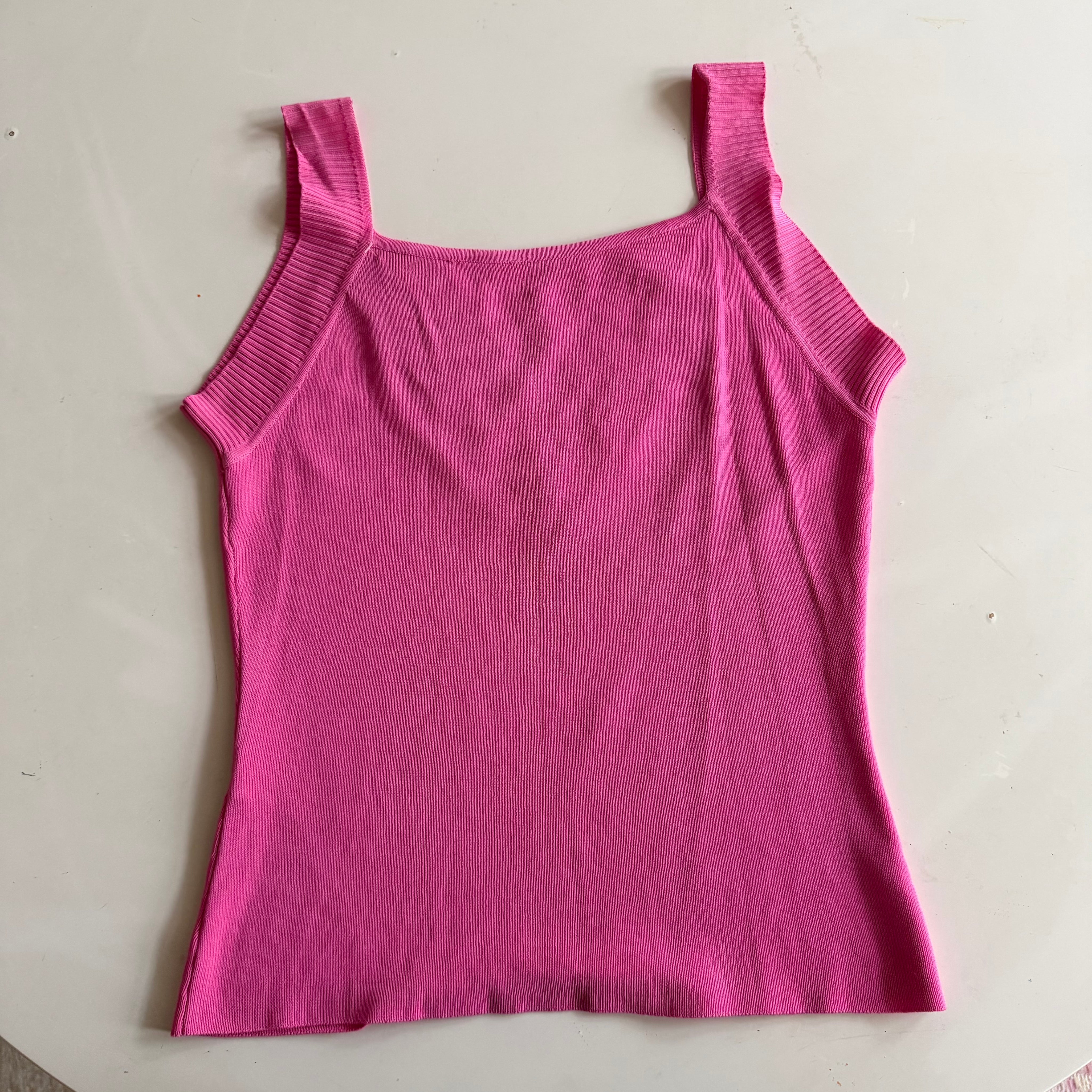 Y2K Hot Pink Tank (M)