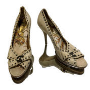 Vintage Just Cavalli Leather Stiletto Pumps (UK 5 US 7 EU 38)