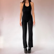 90s Noir Stretch Jumpsuit (S/M)