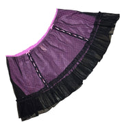 Polka dot mini skirt (2X)