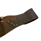 Vintage Bespoke Leather Studded Belt (S-M)