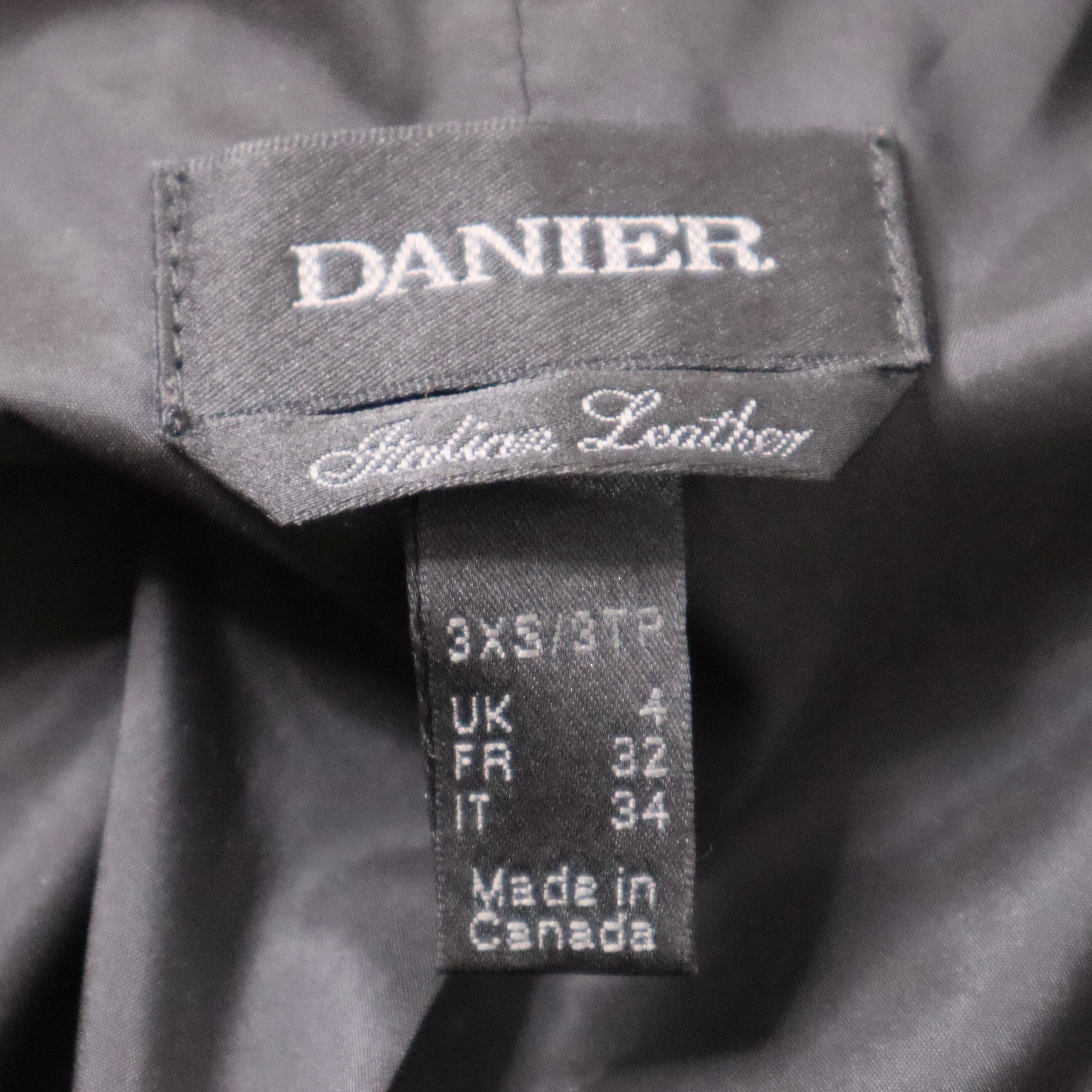 Y2K Sexy Fitted Brown Italian Leather Jacket (XXS)