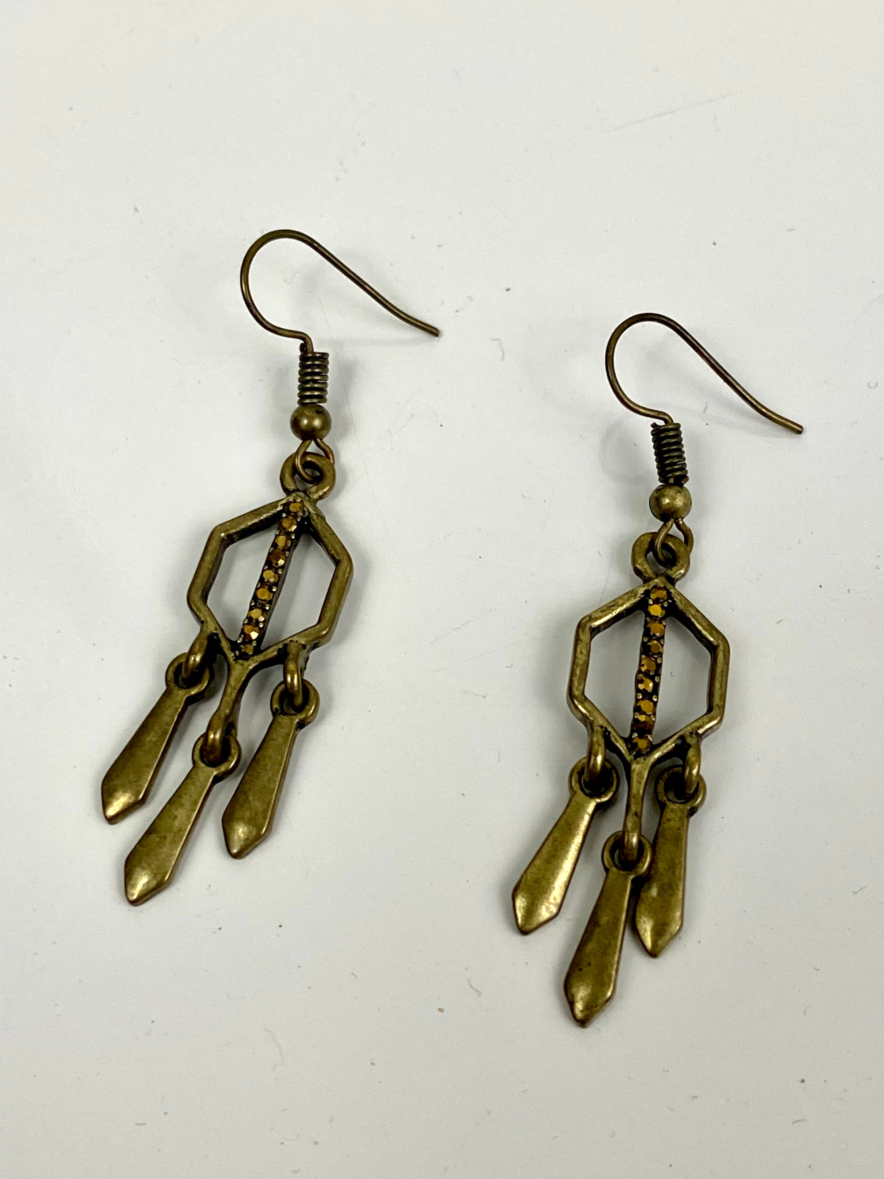 Metal earrings