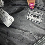 XOXO Patent Leather Baguette Bag