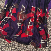 Y2K Embellished Mesh Overlay Strapless Bubble Top (M)