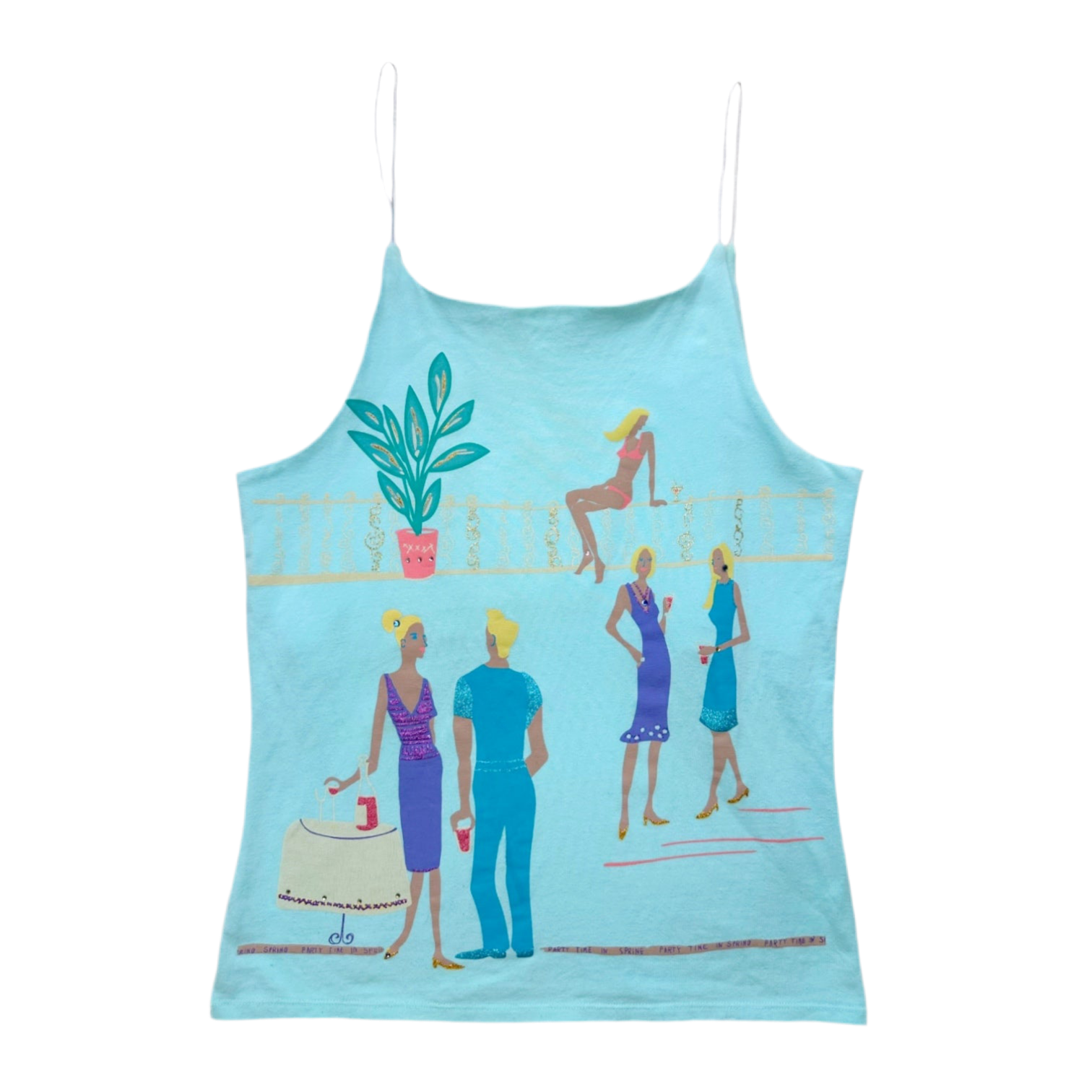 2000s Teal Tank Top (M/L)