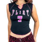 Y2K Flirt Baby Tee (S)