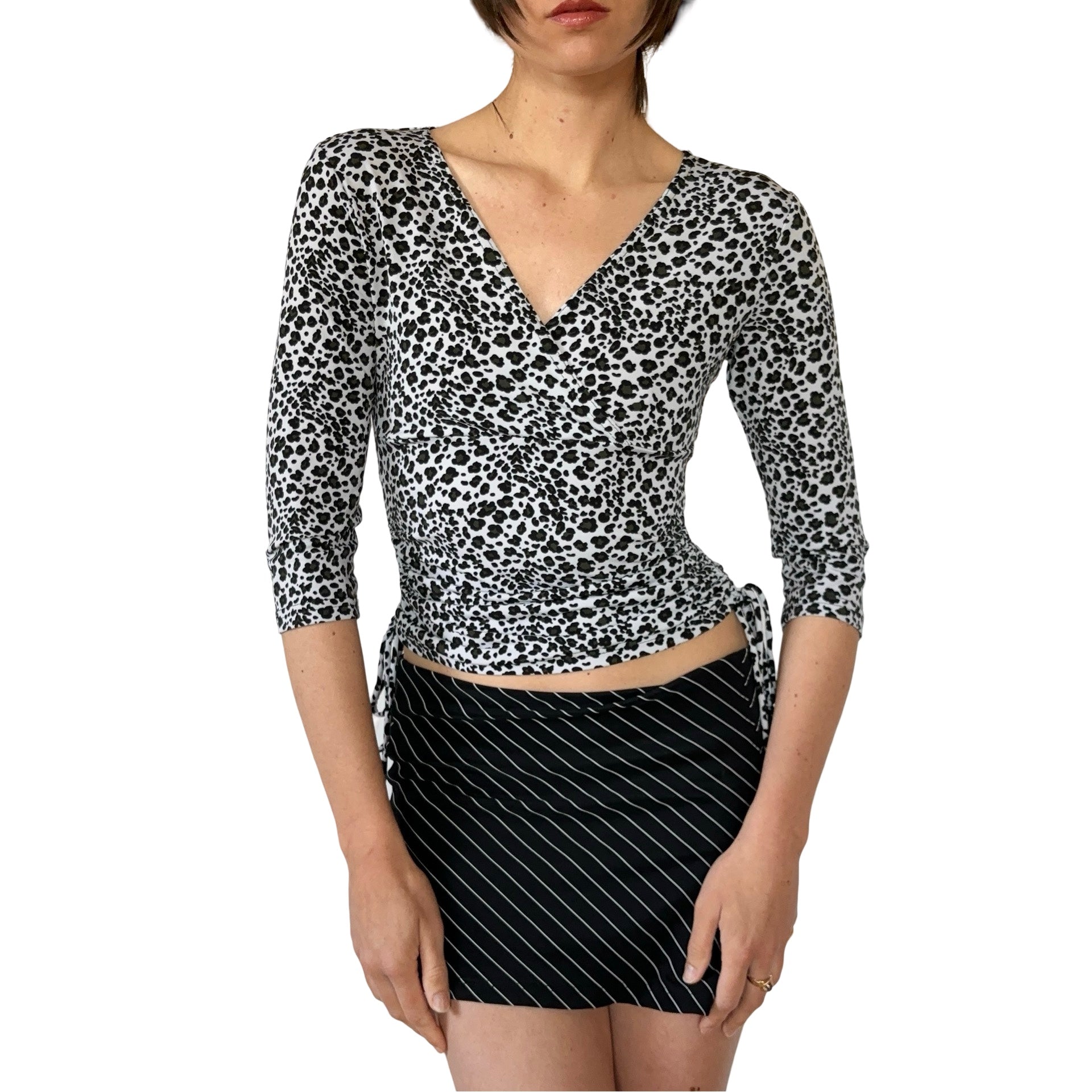 90s Leopard Top (S)