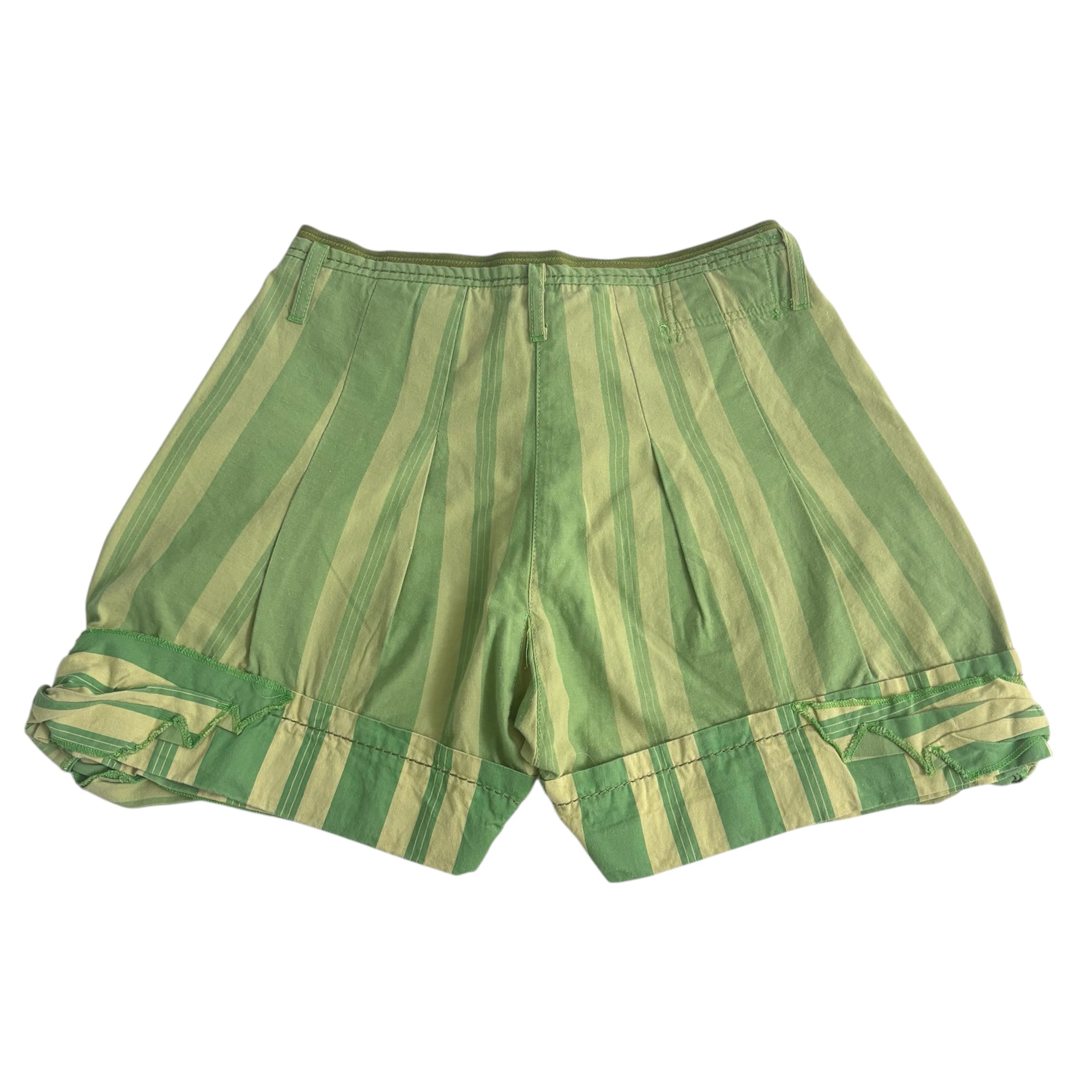 MFG Green Striped Shorts (XS/S)