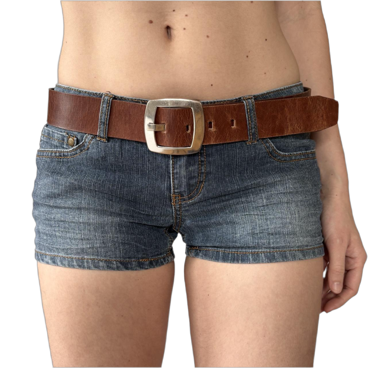 2000s Calvin Klein Leather Belt (M)