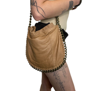 Vintage Real Leather Chain Bag