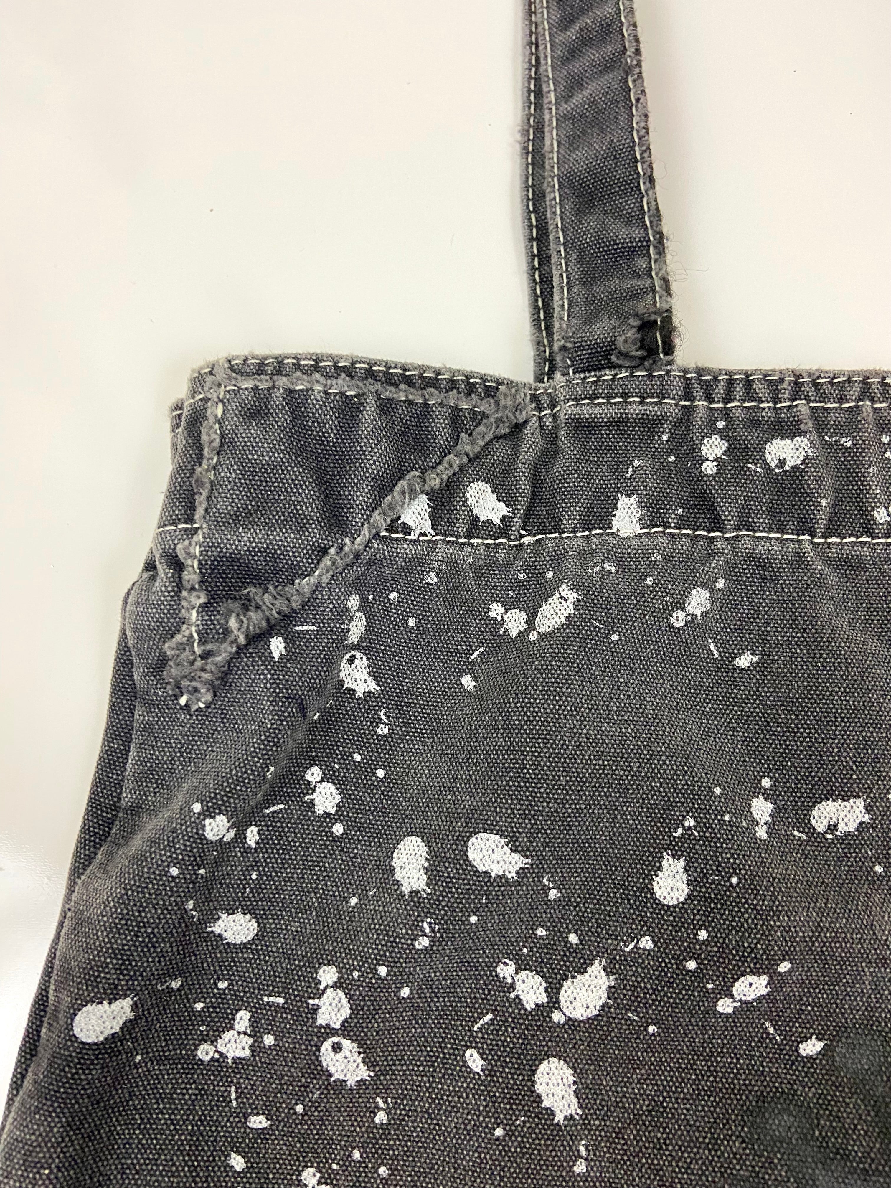 Y2K Rock N Roll Heart Angel Wing
Paint Splatter Tote Bag