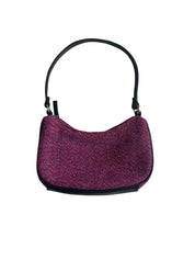 Y2K Magenta Tweed Bag