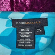 Vintage BCBG Abstract Print Midi Dress (XS)