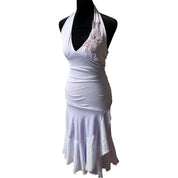 Y2K lilac fairy tiered dress (s)