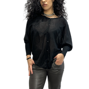 All Saints Sheer Multi Wear Avant Garde Top (S)