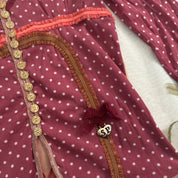 Italian Designer Polka Dot Top (S)
