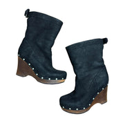Ugg Genuine Suede Studded Wedge Boots (8)