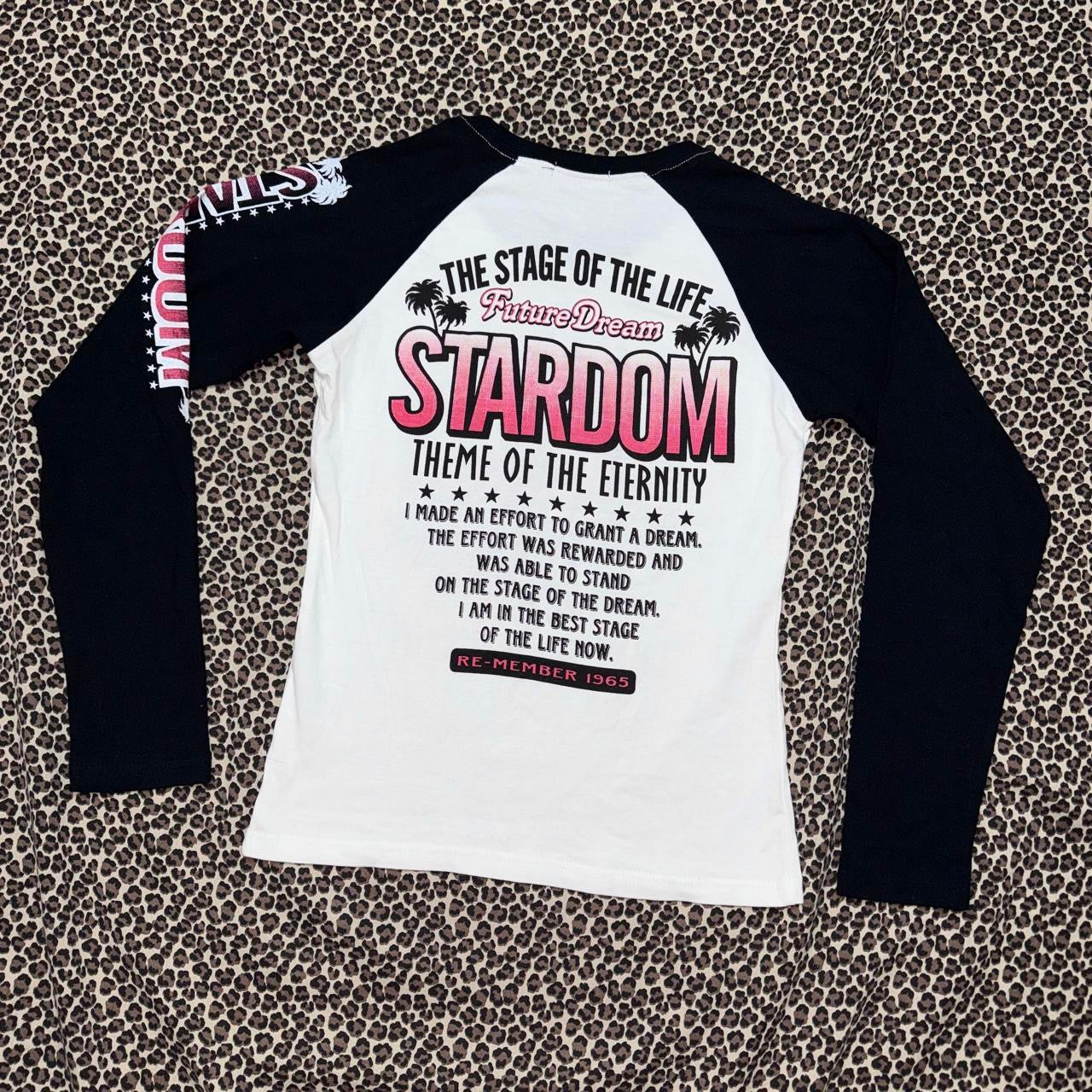 J-Fashion “Stardom” Embellished Graphic Long Sleeve (M)