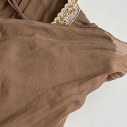 Italian Silk Open Back Dress (XS/S)