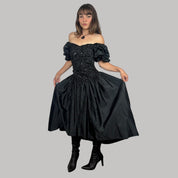 Victorian Gothic Off The Shoulder Dress (S)