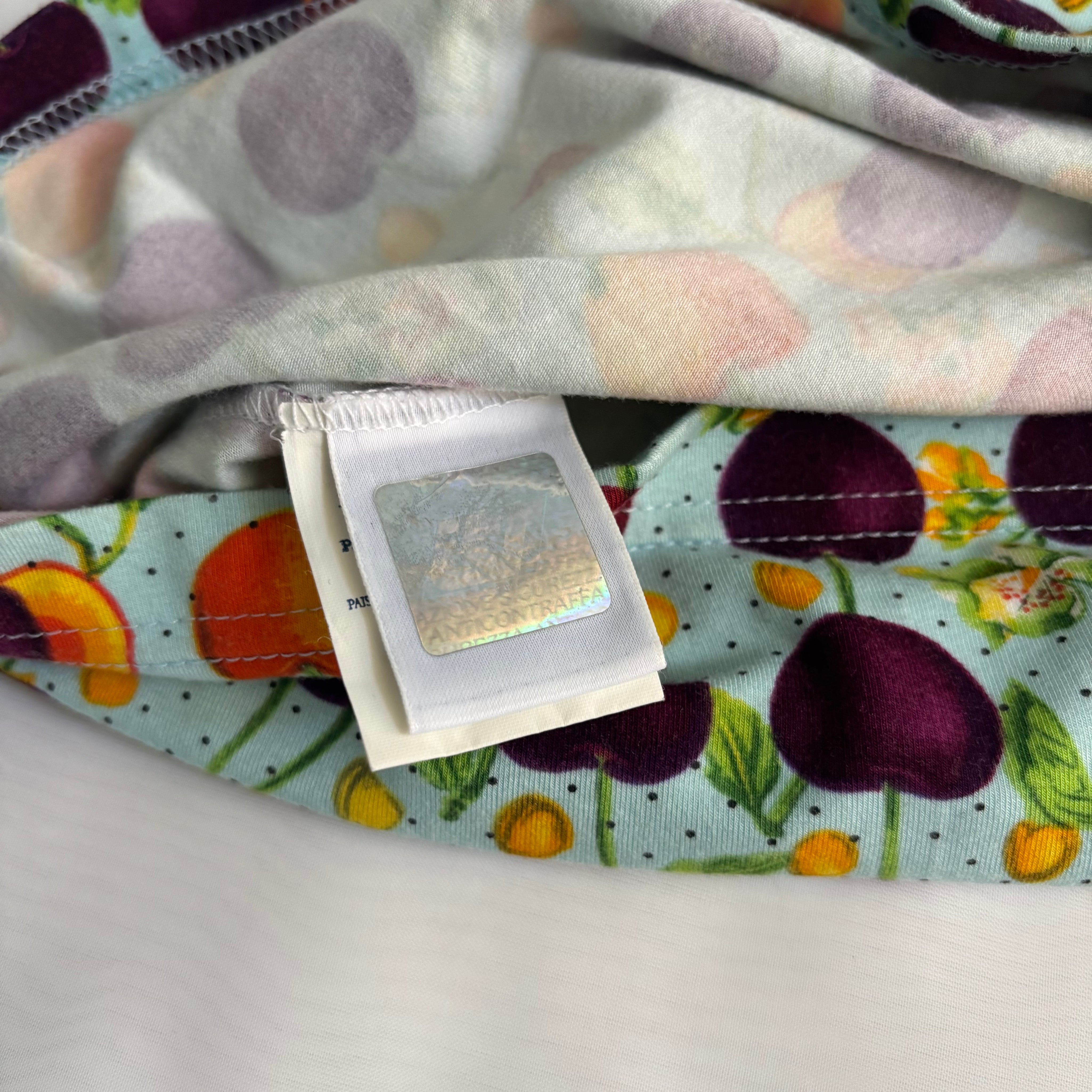 Versace Fruit Print Top (S/M)