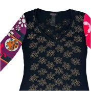 Custo Barcelona Graphic Print Long Sleeve Top (M)