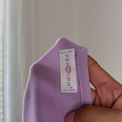 Vintage Italian Lilac Flared Sleeve Button Top (S)