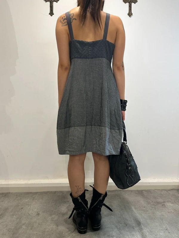 Vintage Parisian Archive Utility Midi Dress (M)