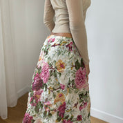 Italian Vintage Romcom Floral Skirt (S)