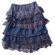 Italian Vintage Silk & Mohair Mesh Skirt (S)