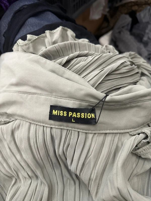 Vintage Green Whimsygoth Ruffle Sheer Button Blouse (S-M)