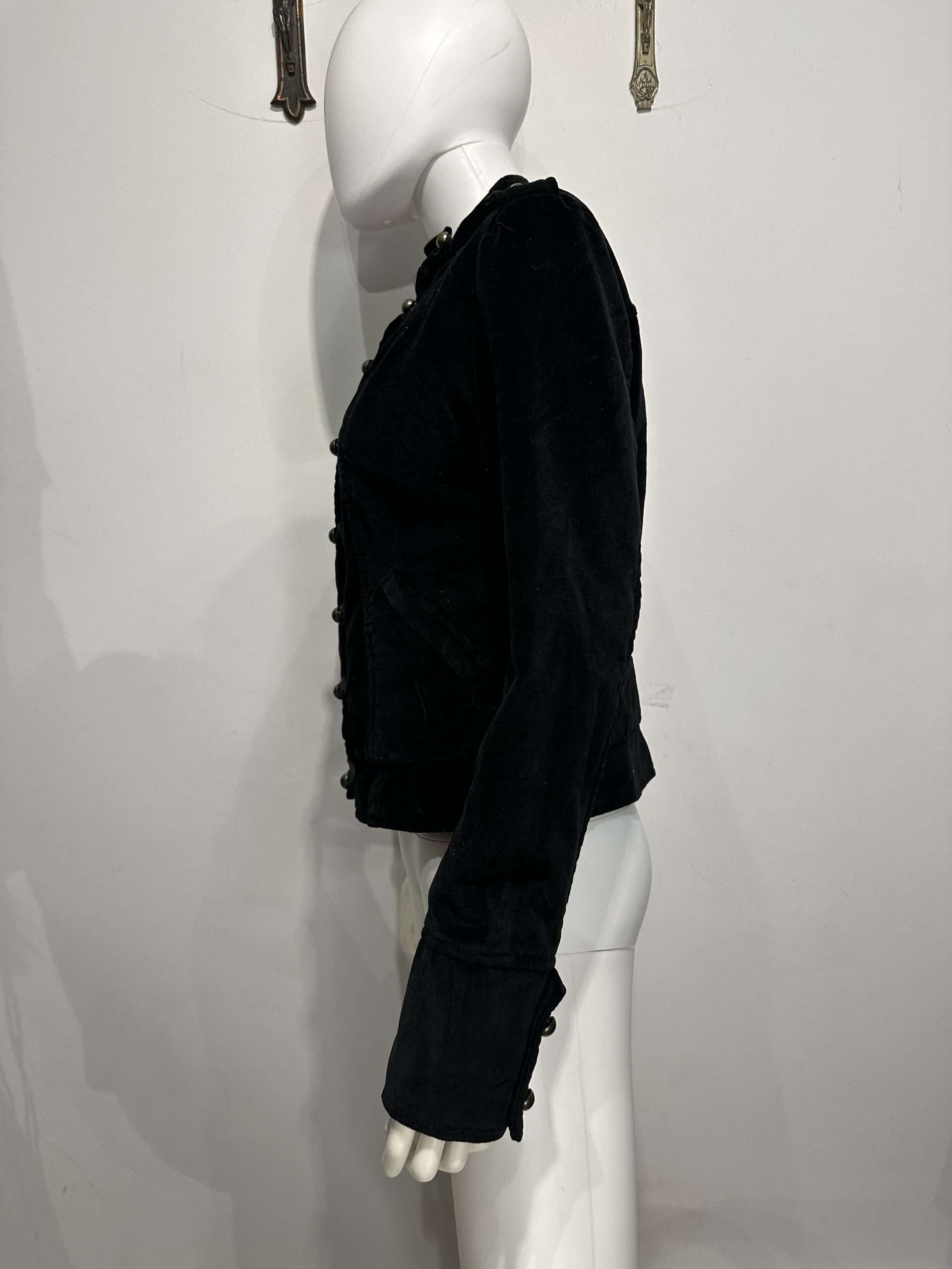 Vintage Italian Napoleon Black Jacket (S/M)