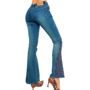 Vintage Embroidered Jeans (XS)