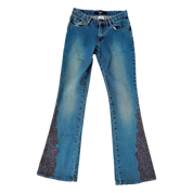 Vintage Embroidered Jeans (XS)