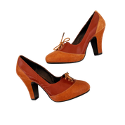 Miss Sixty Lace Up Leather Heels (7.5)