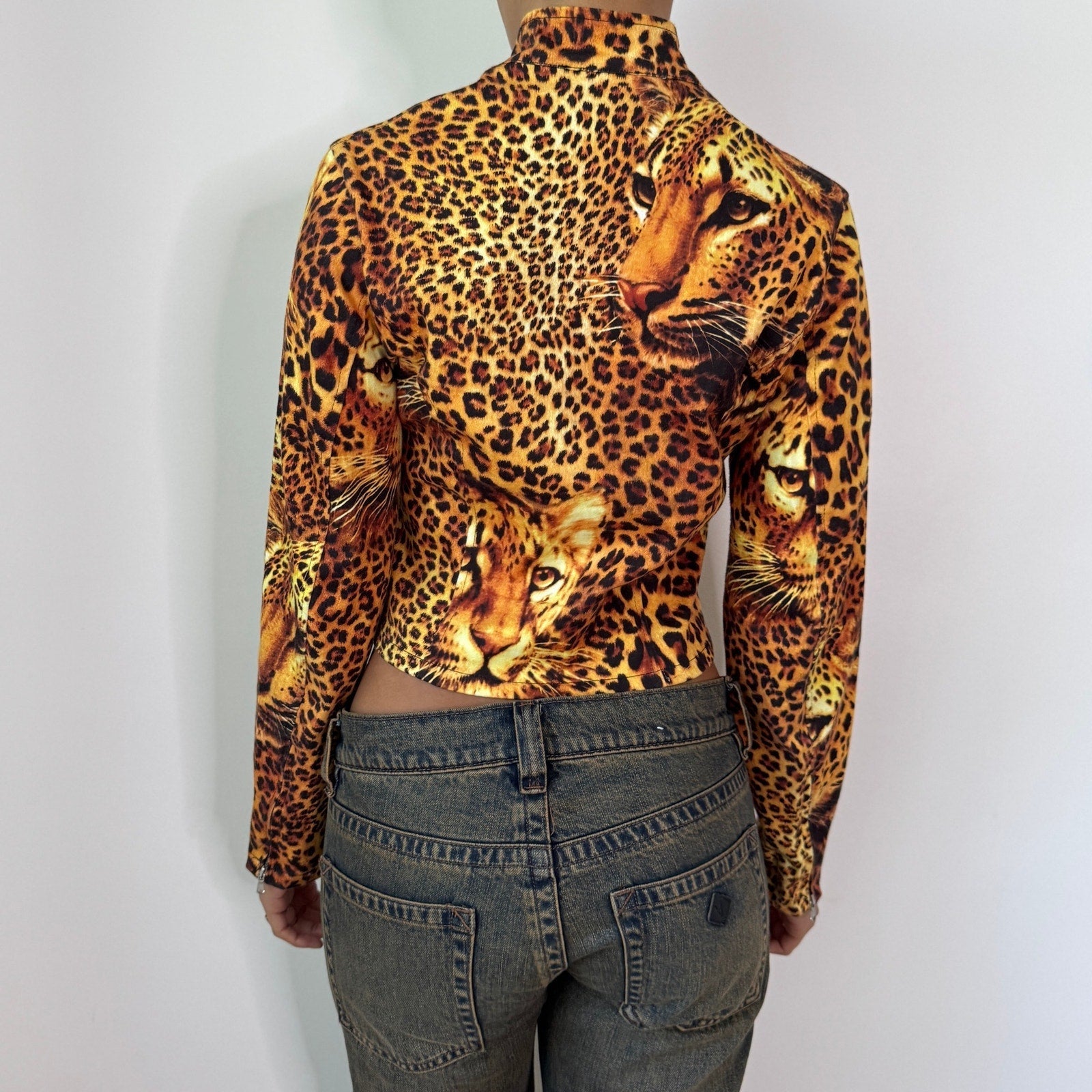 Vintage Italian Leopard Jacket (S)