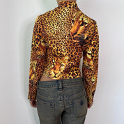Vintage Italian Leopard Jacket (S)