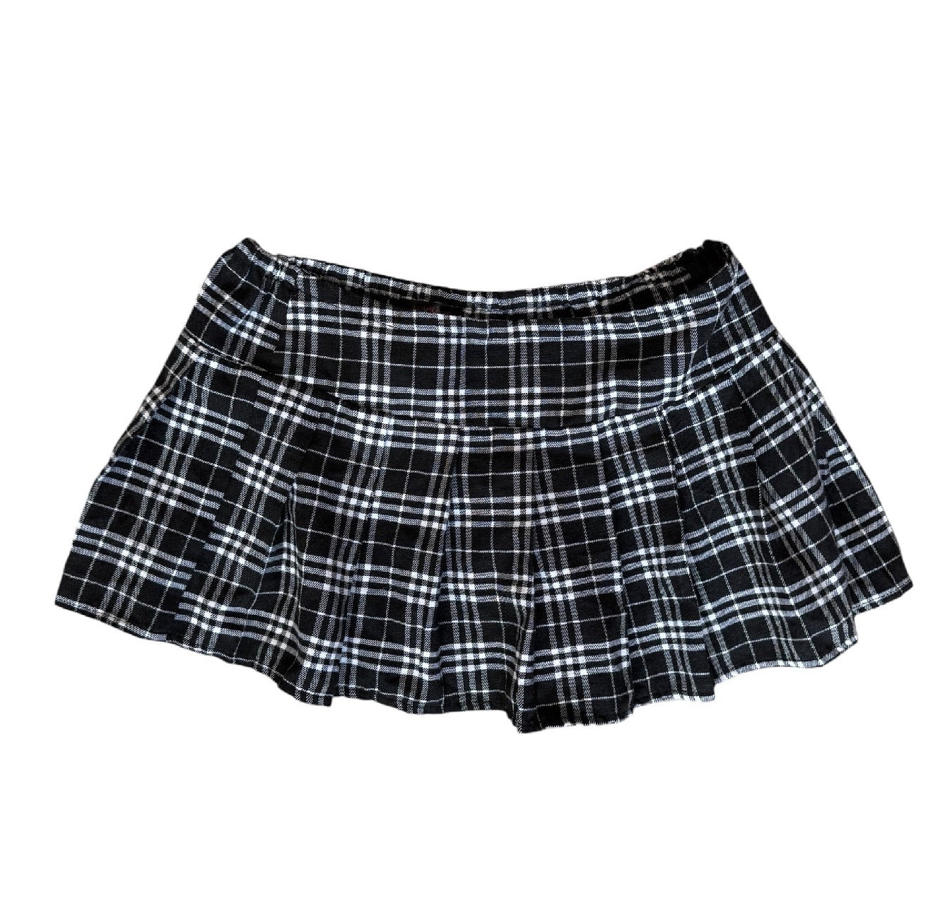 Avid Love Plaid Mini Skirt (S)