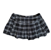 Avid Love Plaid Mini Skirt (S)